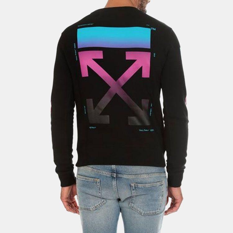 OFF WHITE Diagonal Gradient L/S Tee OMBA025F181920051088