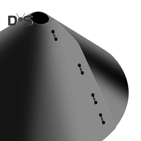 PP Squirrel Proof Baffle Pole Mounted Squirrel Guard Stopper for Outdoors Birds Feeder Pole And Shepherd Hooks