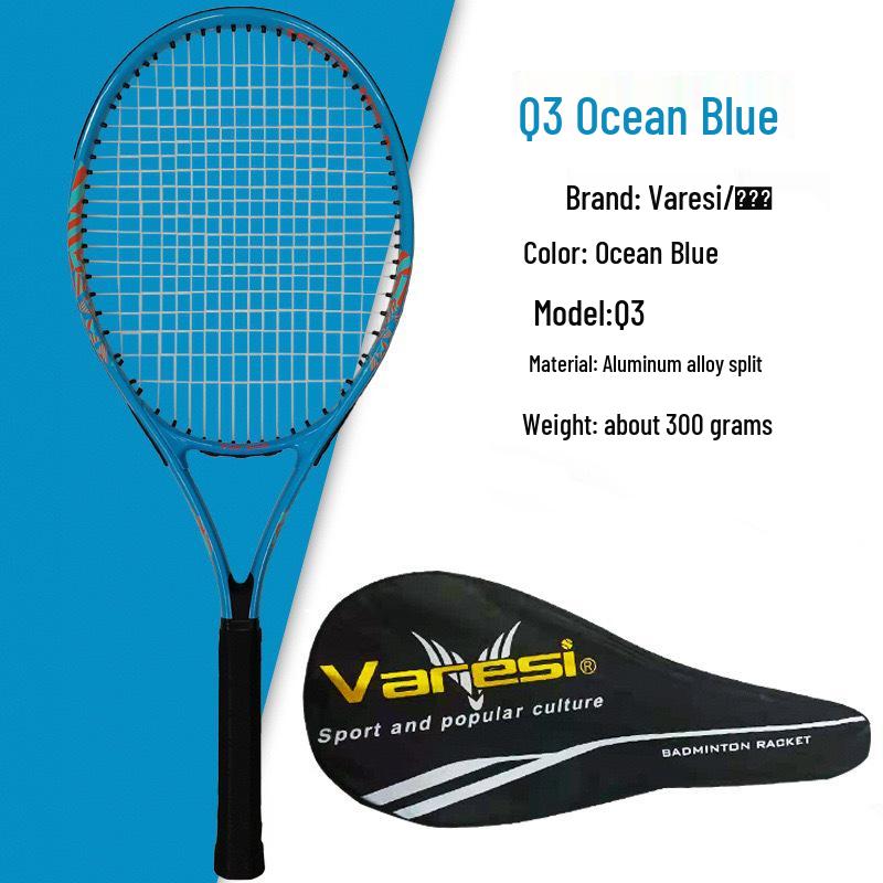 

Genuine Carbon Fiber Tennis Racket for Beginner Solo Practice - High Elasticity for College Courses & Outdoor Sports