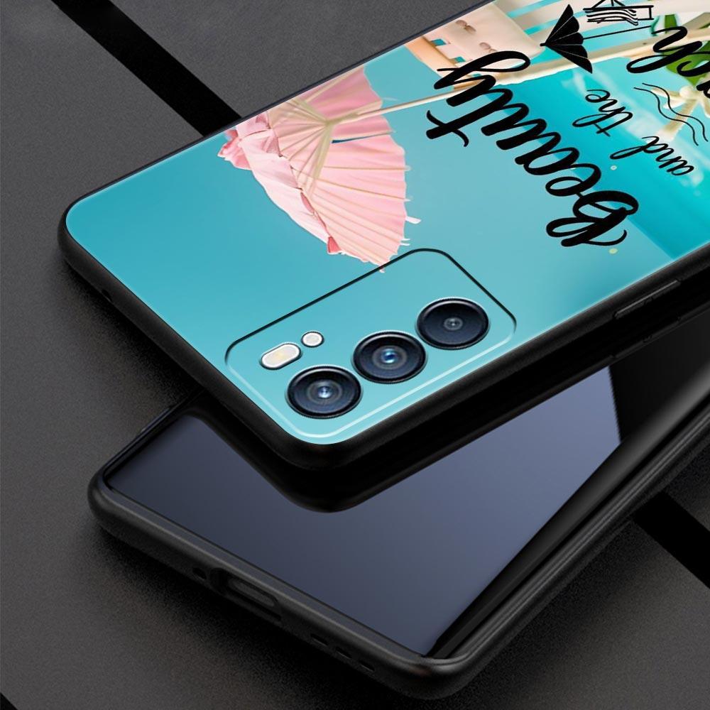 Summer Beach Phone Case For Oppo Reno 13 12 11 10 7 F Find X5 X6 A98 A80 A79 A78 A57 A54 A31 A17 Pro 5G Soft TPU Cover Funda Bag
