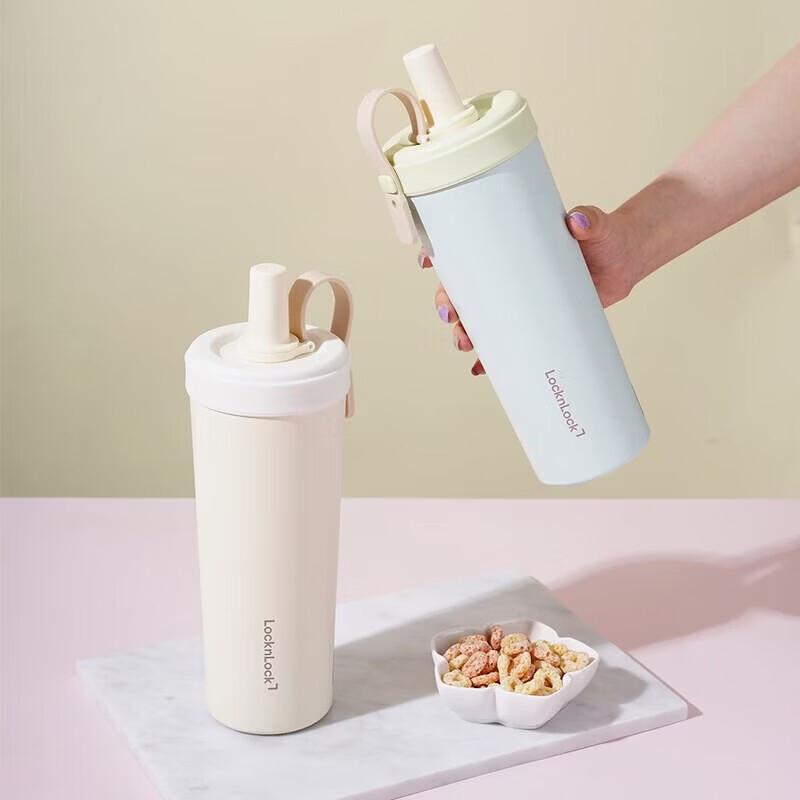 LockLock Ceramic Coated Vacuum Insulated Tumbler мята 720 мл