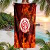 Mainz FC Druck Schnelltrocknendes Strandtuch Mikrofaser Saugfähig Tragbares Reise-Badetuch