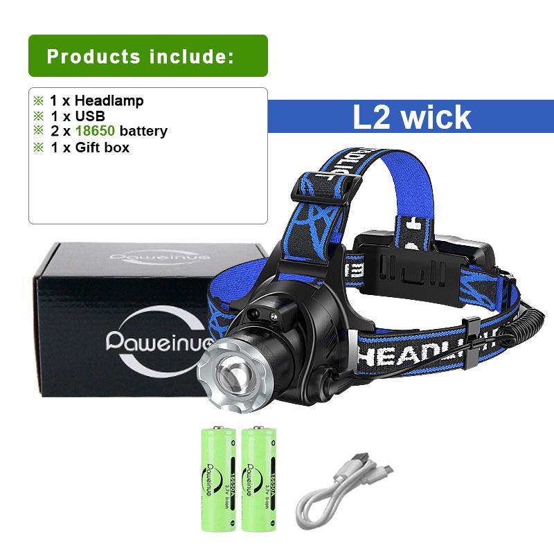 500W Hochleistungs-LED-Scheinwerfer Warnlicht Ultrahell Stirnlampe Wasserdicht Outdoor-Fahren Camping Stirntaschenlampe Lampe mit großer Reichweite