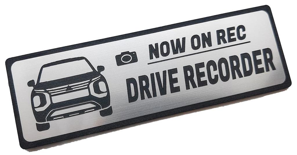 [Honami Works] New OUTLANDER PHEV GF Dash Cam Equipped Vehicles Emblem Sticker