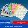 Mixed Color Round Dot Sticker Labels - Available in 10, 16, and 20 Vibrant Colors