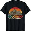 Colorado 14ers Fourteeners Rocky Mountain State Hiker Retro T-Shirt