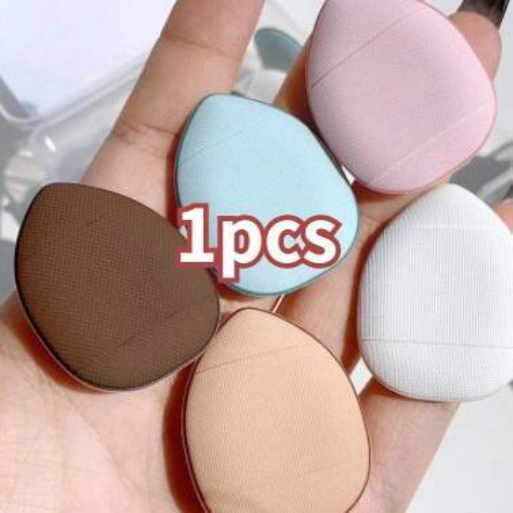 

COD Косметички треугольного типа, влажная и сухая губка, круглые косметички, хлопковые женские моющиеся косметические инструменты для макияжа, используйте мягкий и удобный для переноски воздух