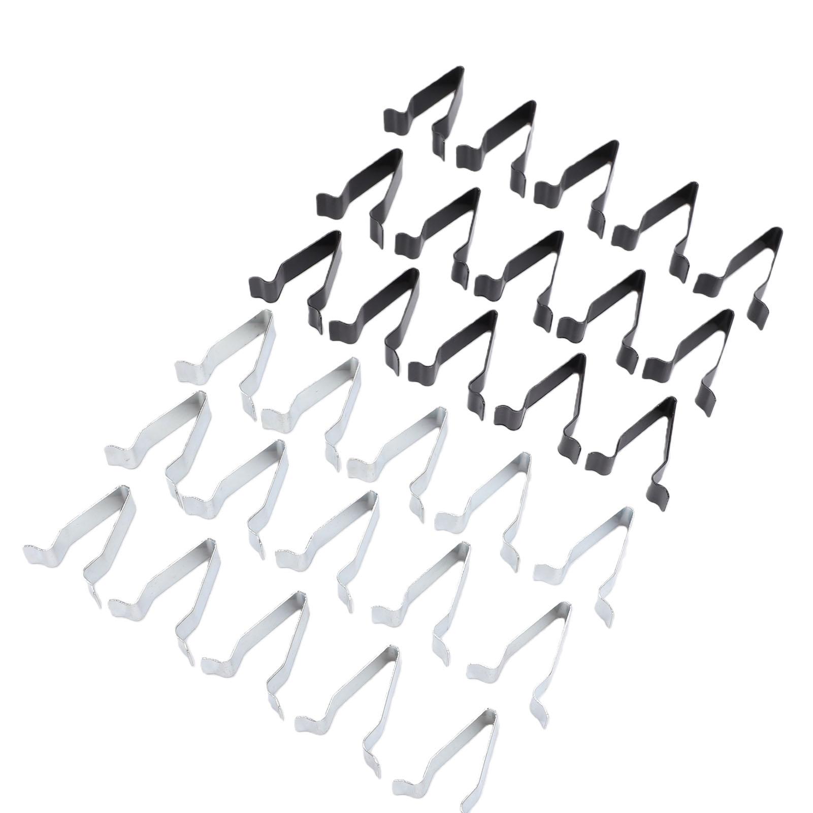 30PCS Metal Trim Panel Spring Clip Replacement for Seat Mii Altea 4A0867276A Car Trim Panel Retaining Clips