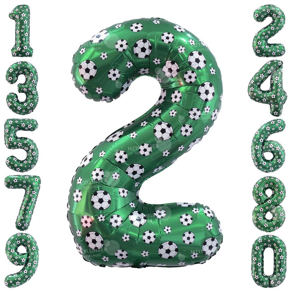 40inch Football Print Digital Balloon Football Print Birthday Party Decoration Competition Venue Layout Digital Balloon0-9
