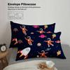 3Pcs Space Astronaut Bedding Sets Gifts For Teen 3D Print Outer Space Pattern Single Twin Size Duvet Cover Sets With Pillowcases