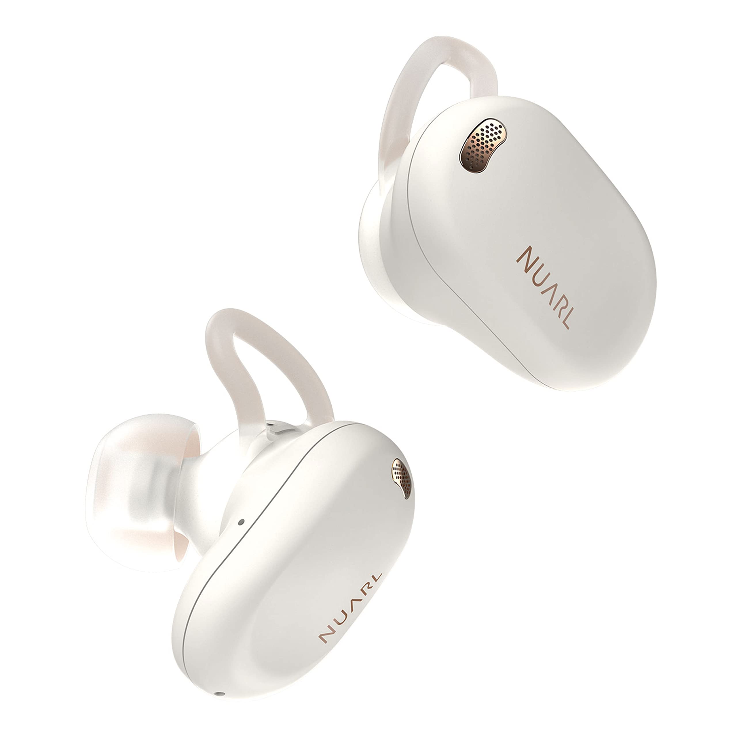 

NUARL NEXT1 Wireless LDAC 10 Billion Sound AI Noise Cancelling Wireless Charging [Official] Earphones, High-Resolution Compatible, Adjustments, Calls,