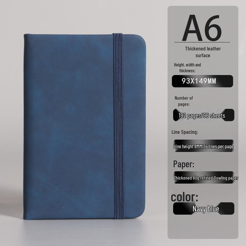 Mini A6 Business Notebook - Portable, Cute, and Customizable with Logo Printing