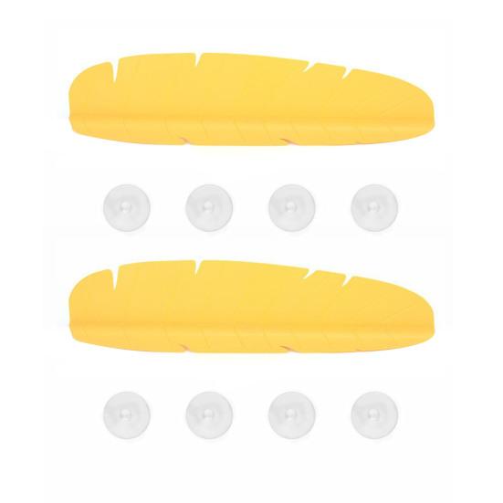 

Yousheng 1/2Pcs Leaf Shape Sink Splash Guard с присосками для мытья овощей, защита от брызг, кухонная столешница, защита от брызг 2pcs жёлтый