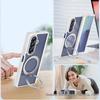 Samsung Z Fold7 Magnetic Shockproof Case with 360° Swivel Stand and Hinge Protection