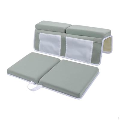 Ginocchiere e gomitiere per vasca da bagno Comode, con tasche in rete, Facili da pulire, Non
