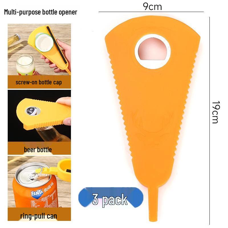 Multifunctional Twist-Off Beer and Can Bottle Opener