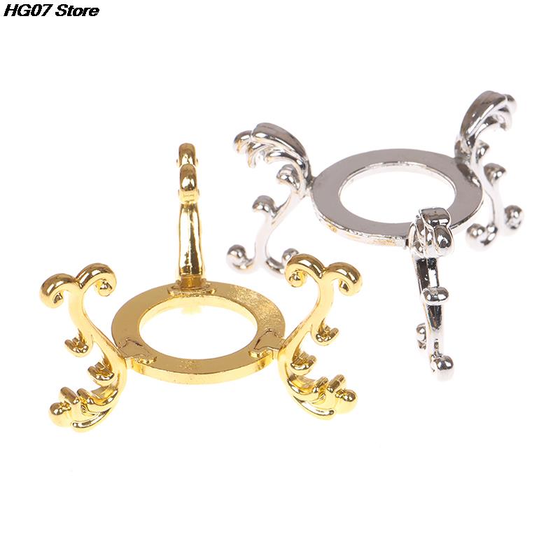 1pcs European Style Metal Display Gemstone Egg Support Base Crystal Ball Stand Office Ornament