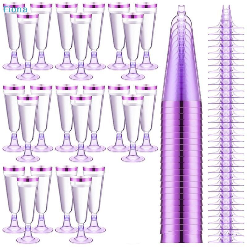 150ml Plastic Champagne Flutes Cup Clear Recyclable Shatterproof Goblet Cups Disposable Toasting Party Wedding Bar Supplies