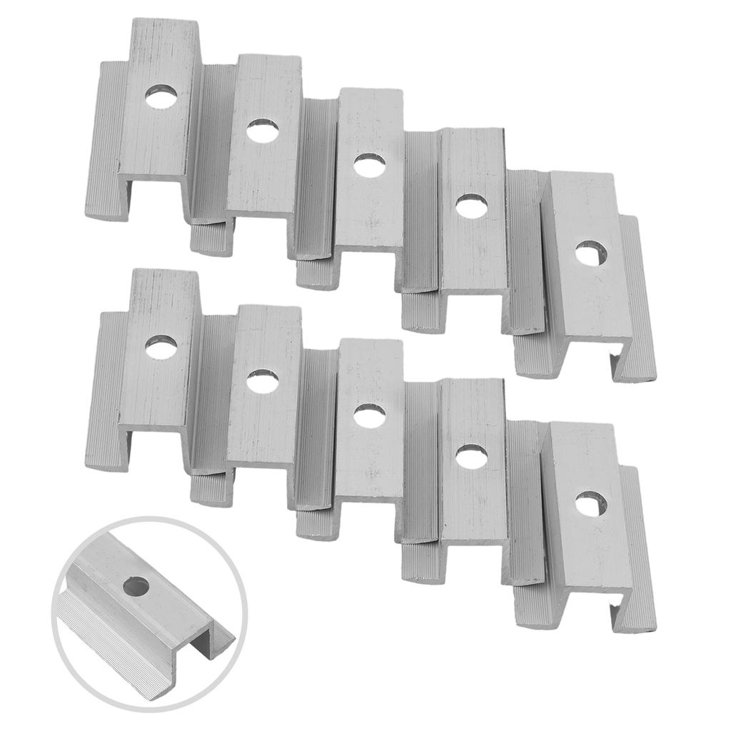PV For Frame Solar Middle Clamp Home Tools Replacement Home Improvement Height PV For Frame Portable 25 - 50MM