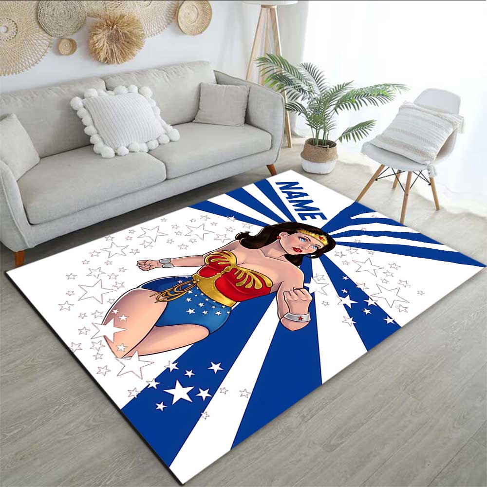 Warner Bros. Film (7) Personalizza il tuo tappeto con nome, cuscino per sedia da ufficio, regalo per camera da letto, soggiorno di casa.