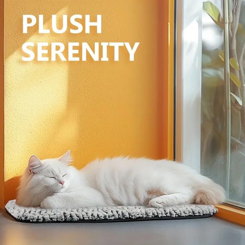 1PC Explosive Winter Warm Cat Kennel Mat Removable and Washable Snowflake Fleece Self-Heating Dog Kennel Mat Dirty Resistant and Non-Slip Dog Mats