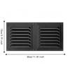 1pcs Stainless Steel Gable Vent Cover 12x6 Inch Air Grille Louvered  For Kitchen Ventilation