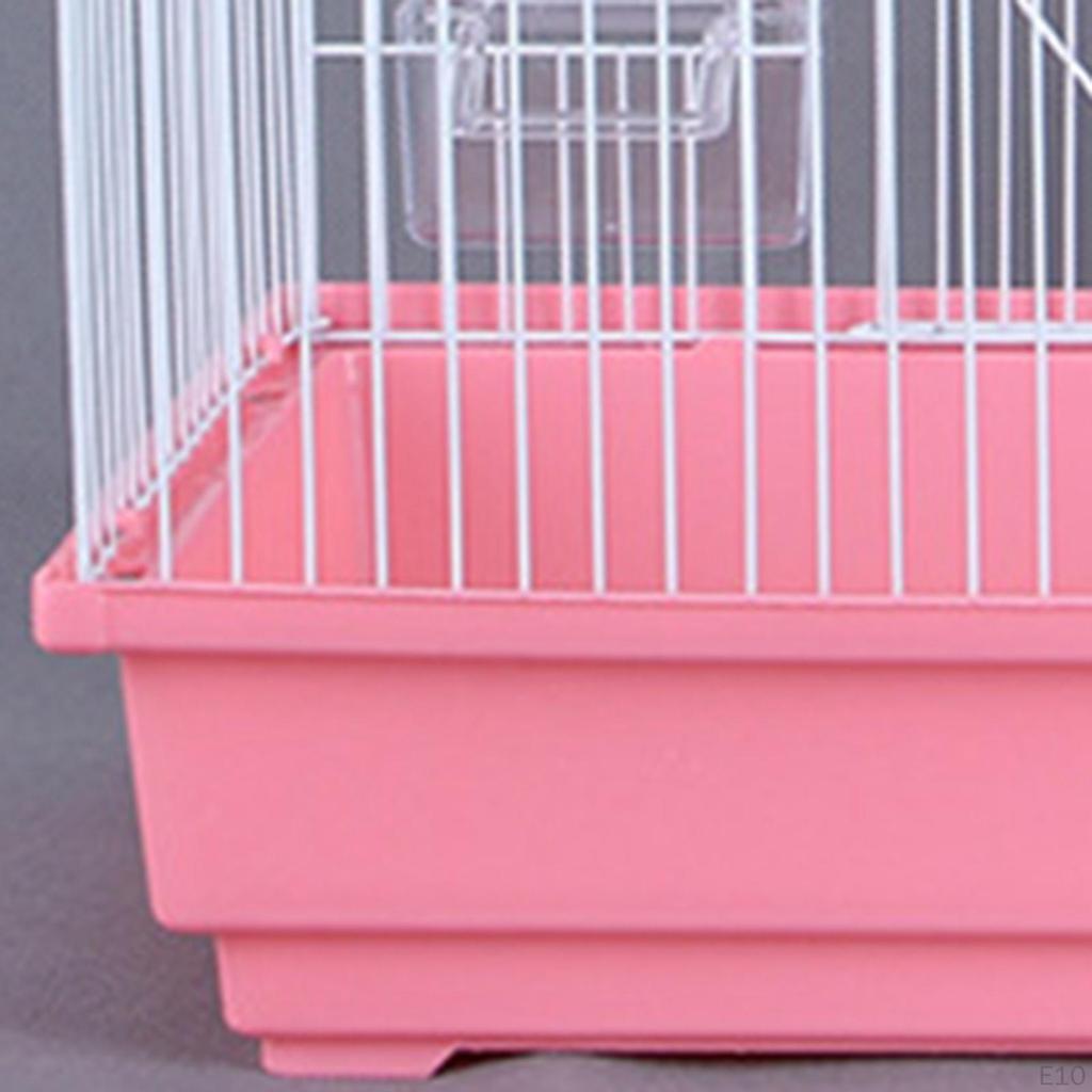 Bird Cage Hanging Hook Birdcage Parrot Stand with Standing Pole for Parakeet Conures