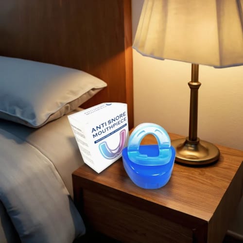 Anti-Snoring Mouthpiece, Teeth Grinding Relief, Adjustable Night Mouthguard, Improves Sleep, Prevents Snoring, Sleep Guard, Protects Teeth, Unisex