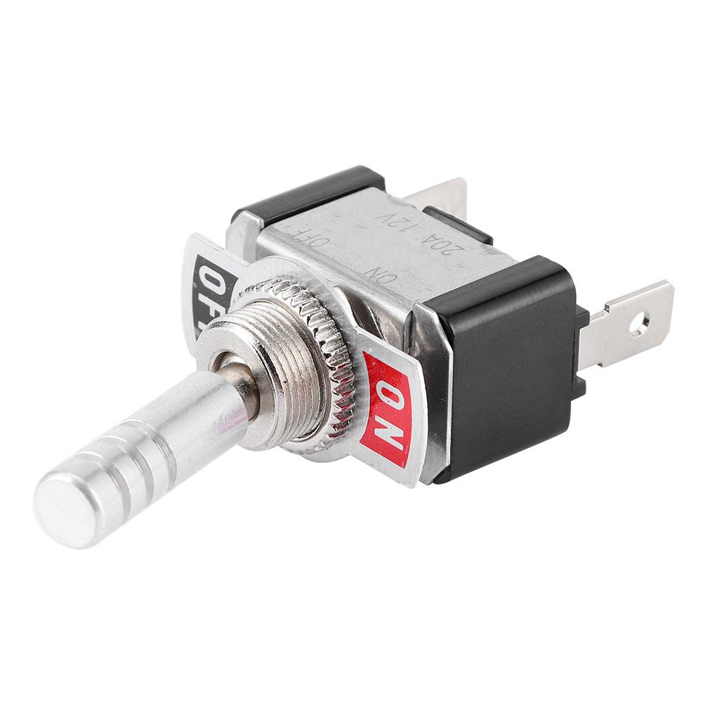 

Jtron Гоночный автомобиль Тумблер Вторая передача Приборный тумблер ВКЛ ВЫКЛ Универсальный 12В 20А