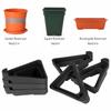 12Pcs Gardening Flower Pot Foot Pad PP Ventilation Plant Pot Heighten Base