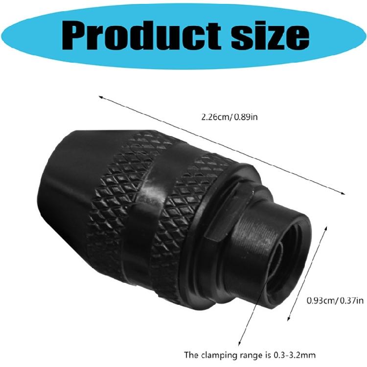 Multifunction Universal Three Claw Mini Drill Chuck Rotary Tool 0.3-3.2mm For 400 398 395 300 285 275 200 8200 780