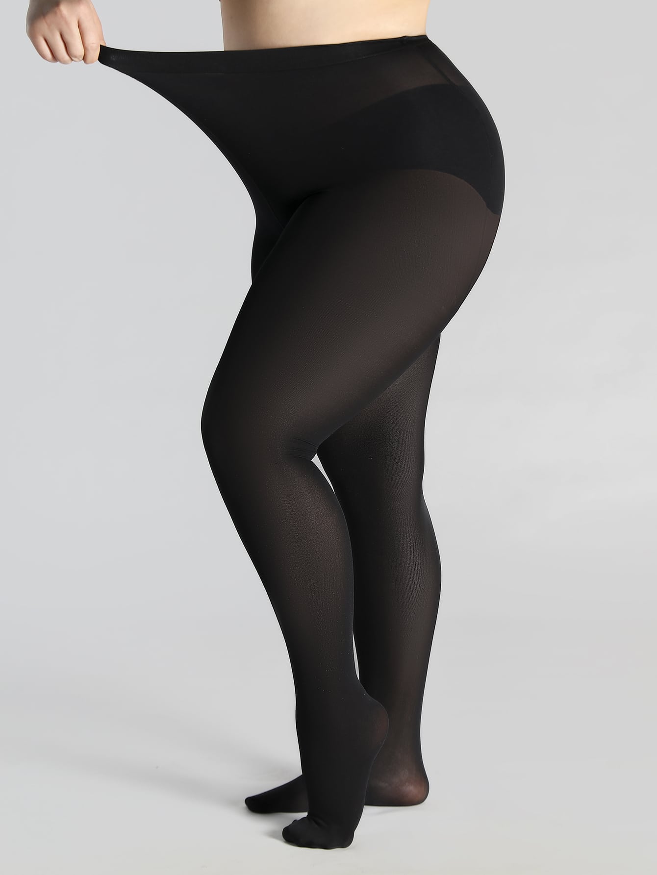 

A Fashionable Designing For Ladys Spring Autumnthermal Oversized Skin Tone Pantyhose Leggingssocks X-XL