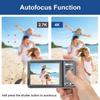 4K Digital Camera,Autofocus 48MP Vlogging Camera for Photography YouTube Compact Camera with Flash,18X Digital Zoom, Anti Shake, Macro Photography,