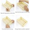 Plastic Storage Box Student Stationery Desktop Foldable Storage Rack Miscellaneous Cosmetics Storage Basket Office Organizer Box