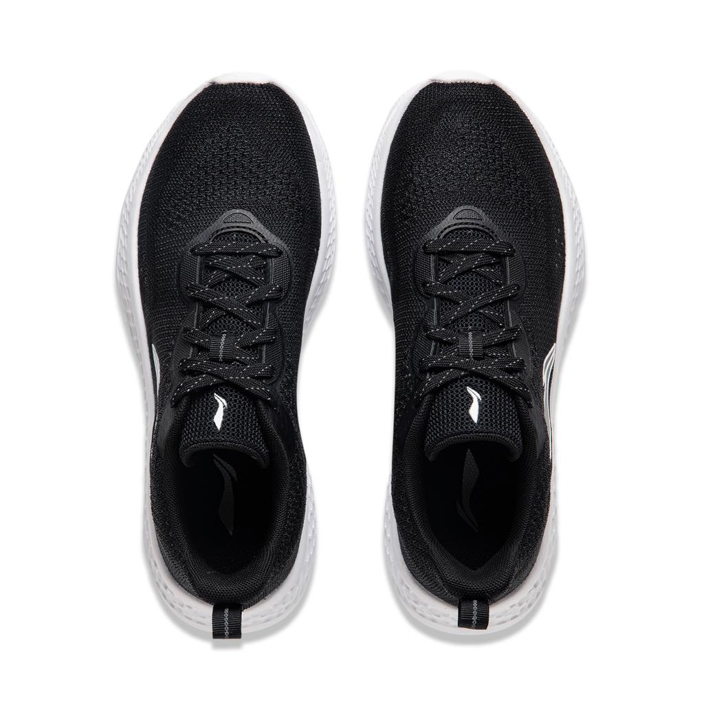 Li Ning Cloud Motion Miękka Amortyzacja Wstrząsów Trwałe Oddychające Niskie Buty do Biegania Damskie sneakersy Czarne ARSU024-2