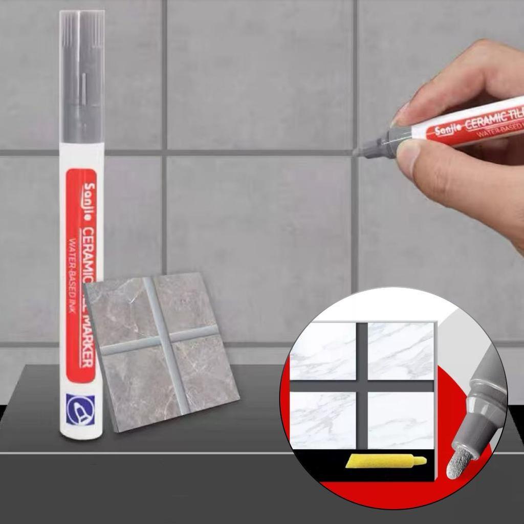 3pcs Tile Marker Grout Pen Wall Gap Sealing Repair Tool for Bathroom Floor Seam Easy To Use Durable Marking Pen for Tile Gap Filling