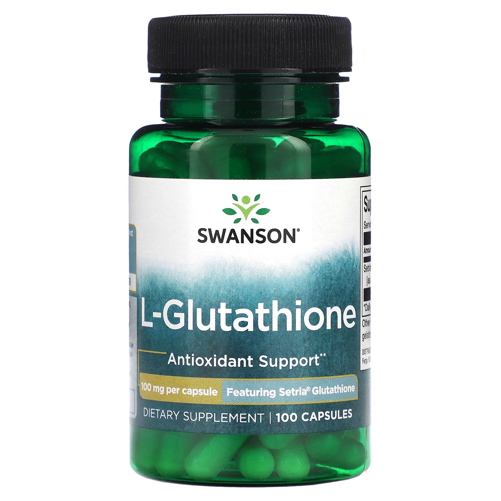 

L-Glutathione, 100Mg, 100 Capsules