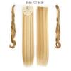 LISI HAIR Long Straight Natural Ponytail Clip In Pony Tail Hair Extensions Wrap On Synthetic Hair Piece