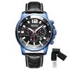 MEGIR Stainless Steel Military Watches for Men Luxury Quartz Business Wristwatch Luminous Waterproof Date Clock Chronograph 2068