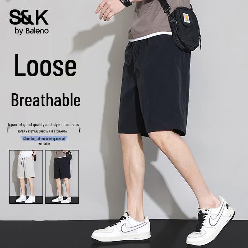 Baleno Men's S&K Ice Silk Quick-Dry Casual Shorts
