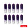 10pcs W2W T5 12v 1.2w Car Halogen Lamp Instrument Lights Dashboard Bulb Auto Interior Light Car Styling Blue Red Amber Yellow