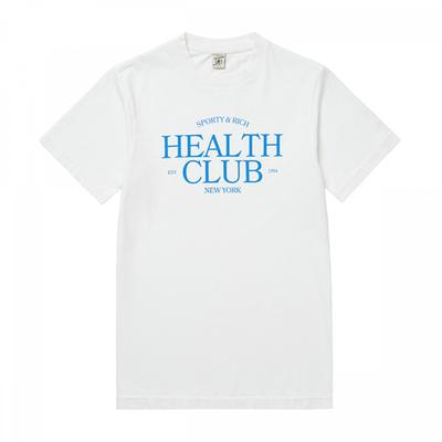Sporty   Rich Ts855wh Sr Health Club  Sr Health Club  Shared Short Sleeve Tee