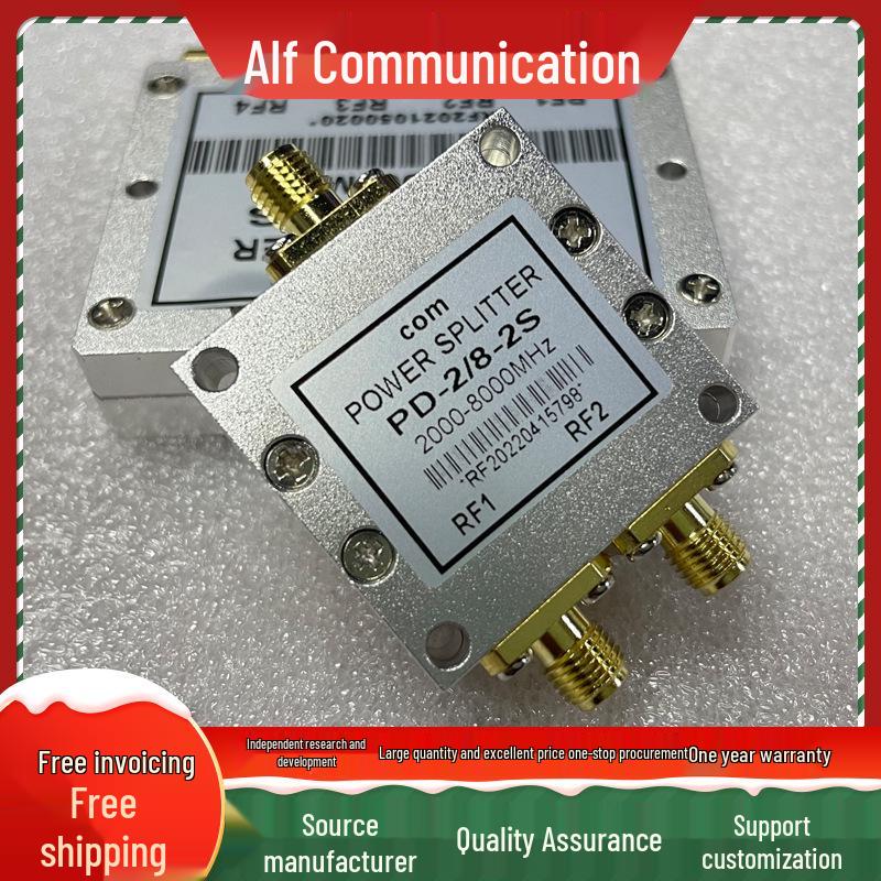 SMA Microstrip Power Divider 2.4-5.8GHz One-to-Two WiFi High RF 2-8GHz Female Connector