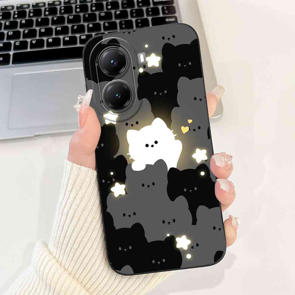 For Xiaomi Poco X7 Pro 5G Case Stylish Painted Cover Soft Silicone Phone Case For Poco X7 PocoX7 Pro Protectors Back Cover Coque