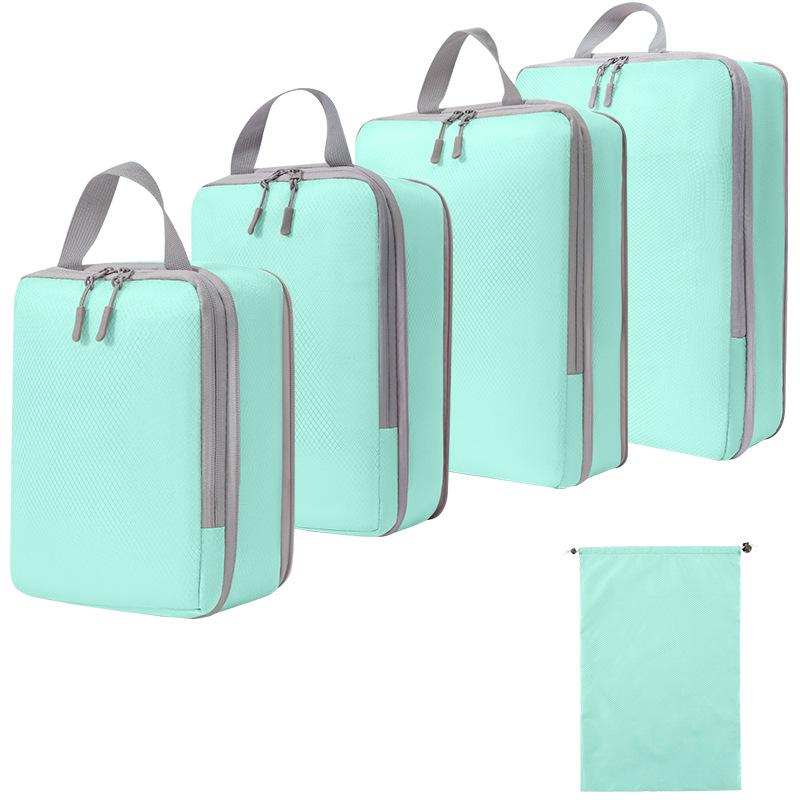 Compression Travel Storage Set: Washable Organizer for Cosmetics, Shoes, and Clothes