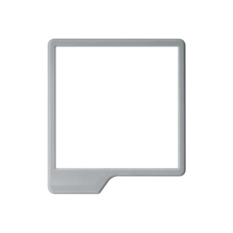 1pc 14.5x16.5x13cm Fashion Silicone Mirror Self Grips Mirror Shatterproof Shaving Makeup Shower Silicone Travel Washroom