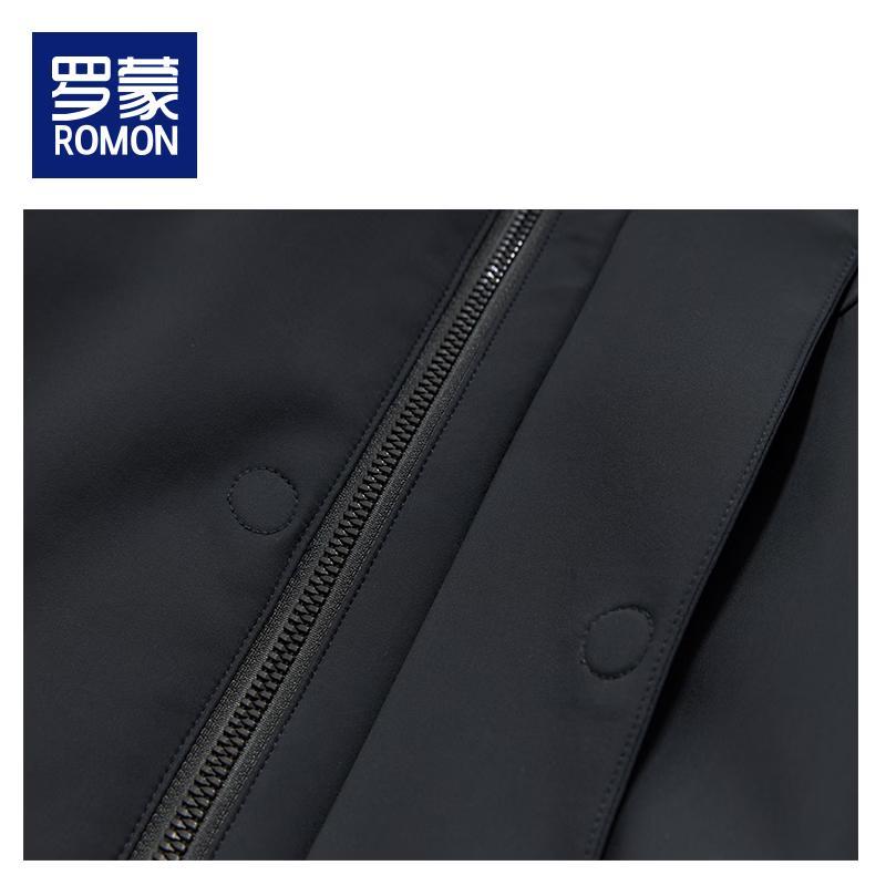 ROMON Men's Mid-Length Business Casual Down Jacket