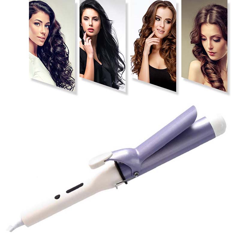 Portable Barrel Curling Wand 40Mm Large Wave Curler Rod Home Big Barrel Negative Iron Professional Hair Curler Styling Tools