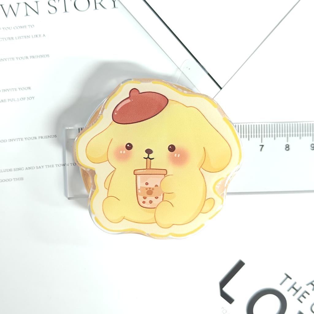 INS Cute Cartoon Magnetic Stand Detachable Handheld Rotating Stretchable Desktop Support Phone for Girls