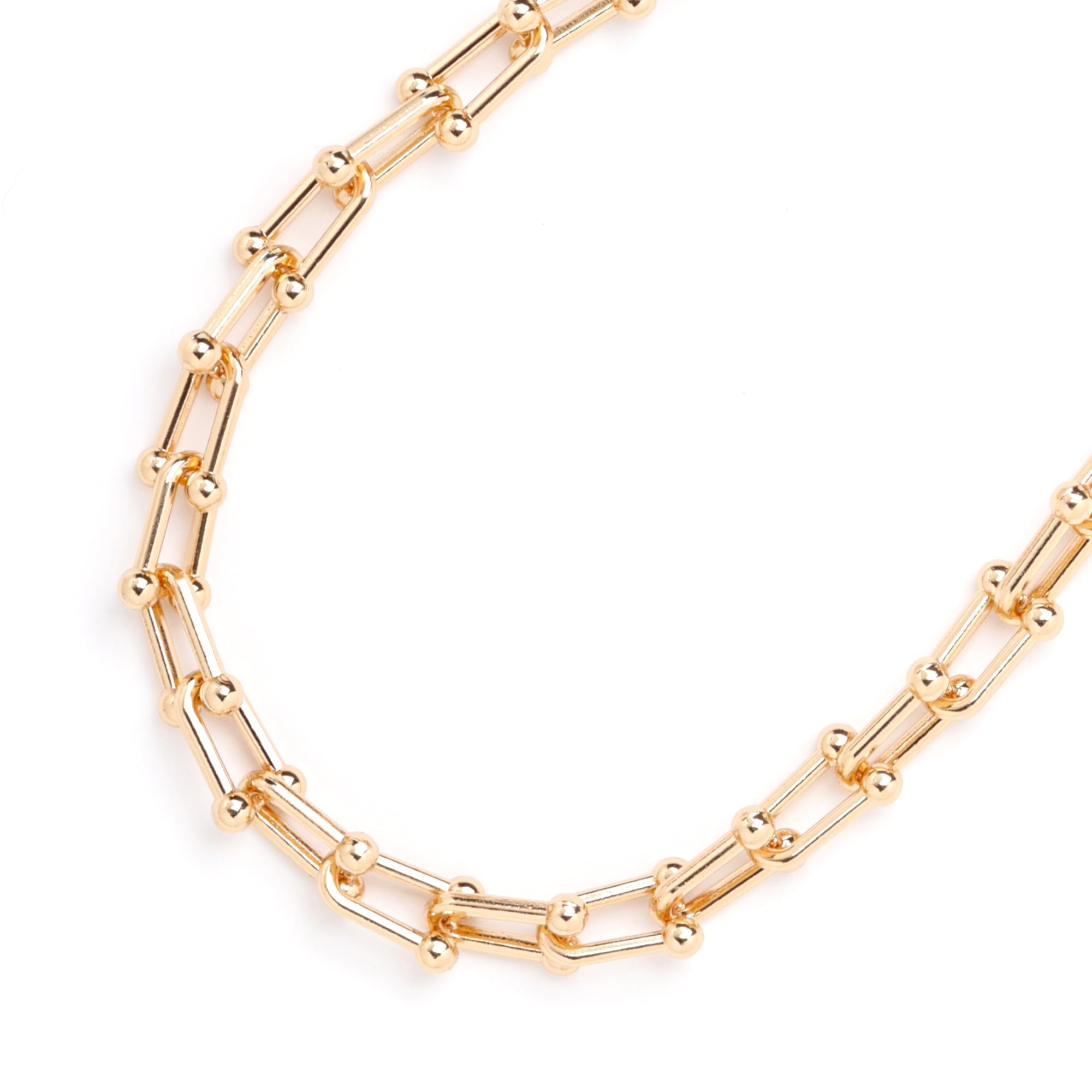 

[Matthewmark][Link Chain Necklace (Gold Color)] Women s Necklace, Affordable, Birthday Present, Gift, Popular littlechain04G